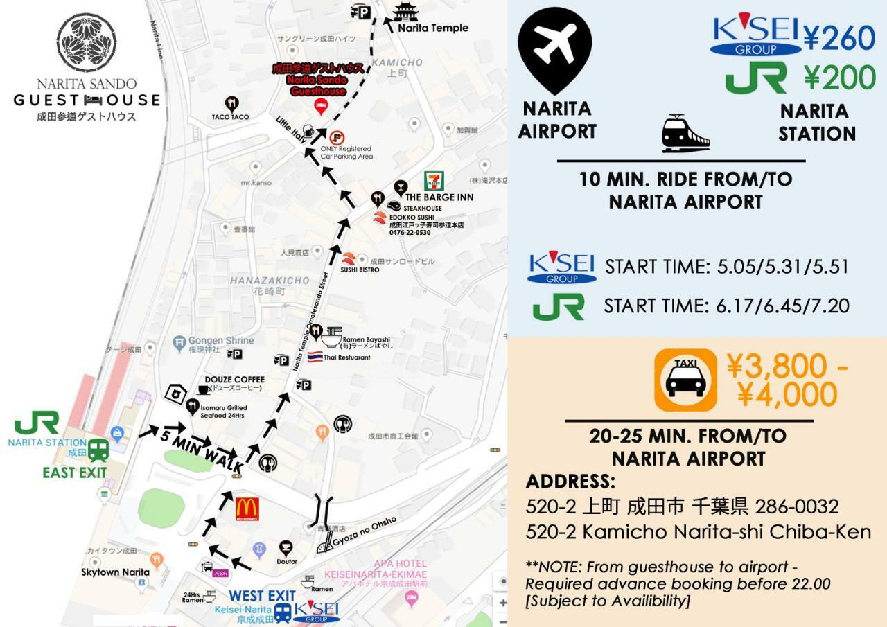 Narita Sando Guesthouse Luaran gambar